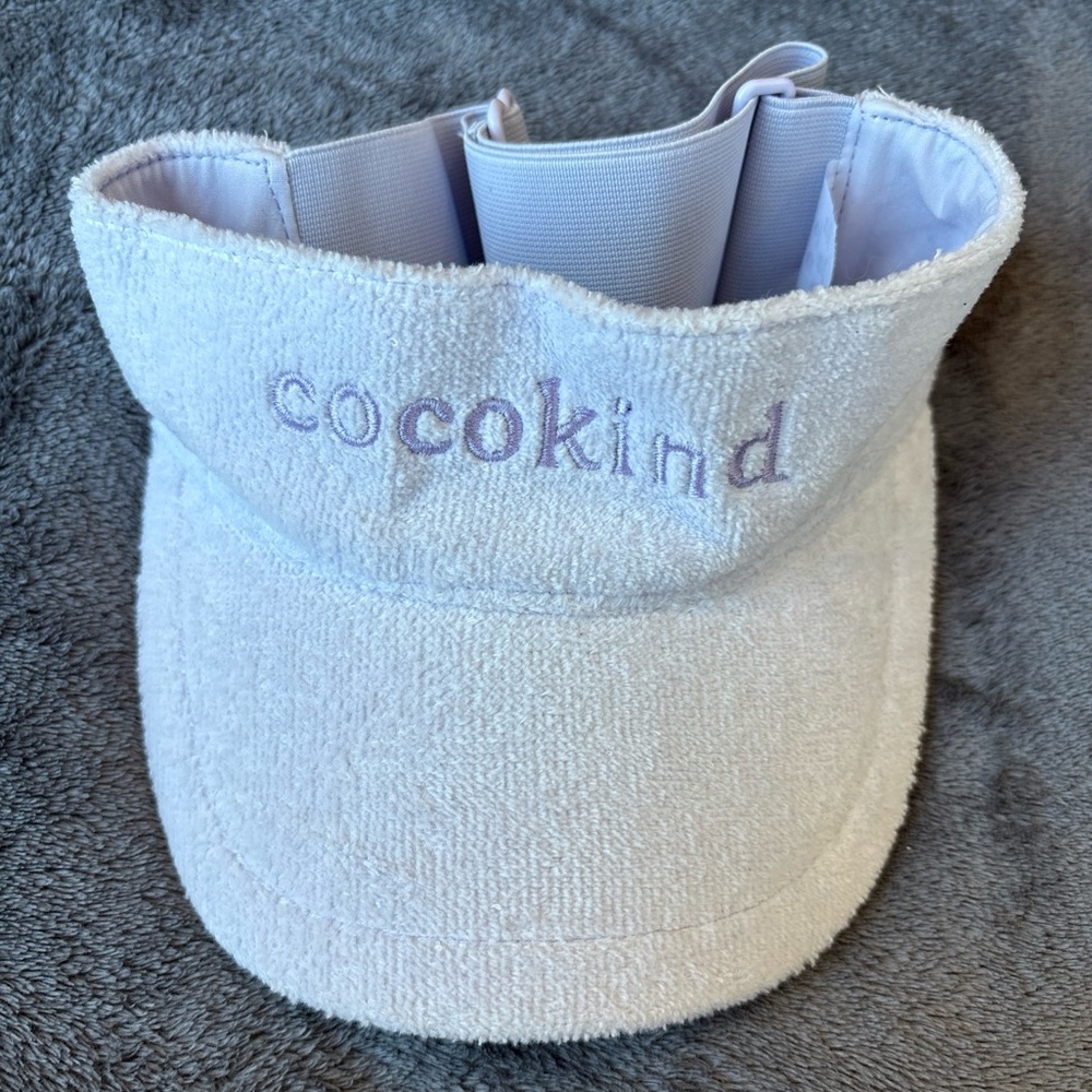 Lavender 100% Cotton Terrycloth Visor